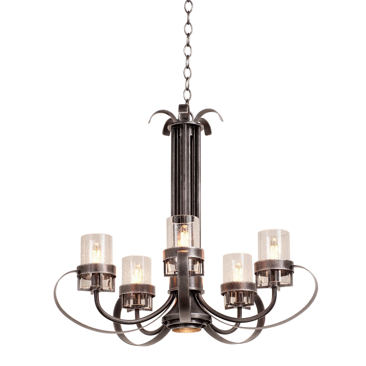 Kalco - 2890VI - Six Light Chandelier - Bexley - Vintage Iron