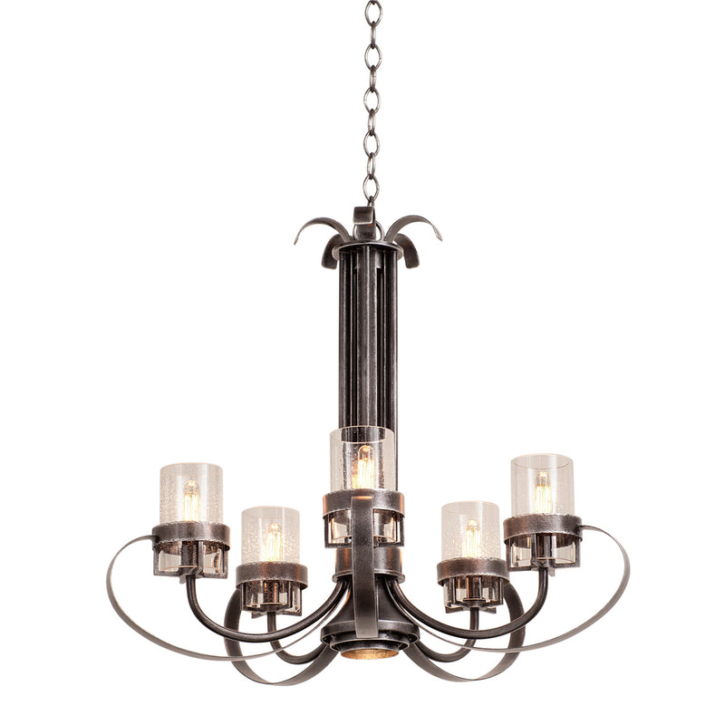 Kalco - 2890VI - Six Light Chandelier - Bexley - Vintage Iron