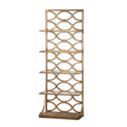 Uttermost - 24447 - Etagere - Lashaya - Gold Leaf
