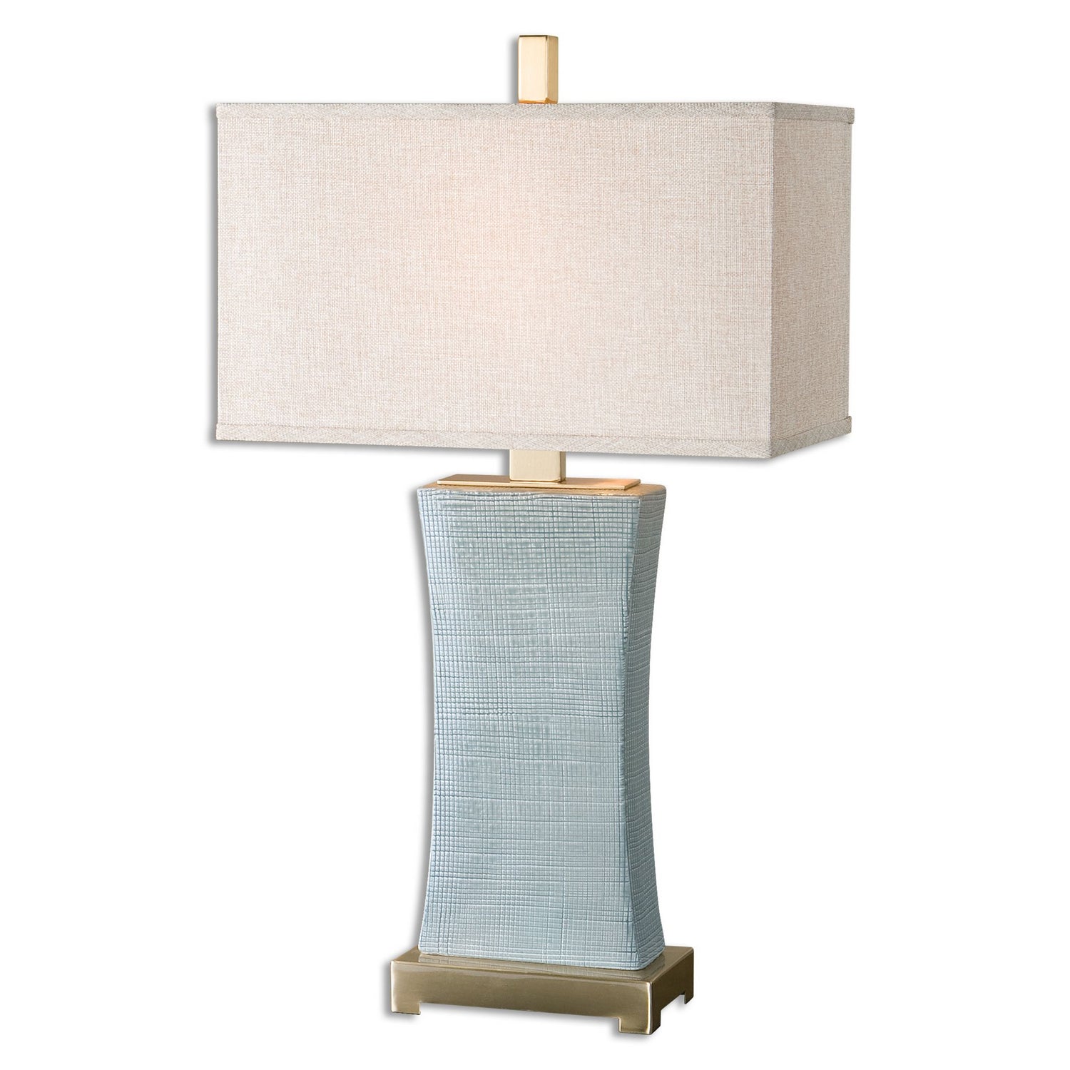 Uttermost - 26673-1 - One Light Table Lamp - Cantarana - Coffee Bronze, Blue Gray Glaze