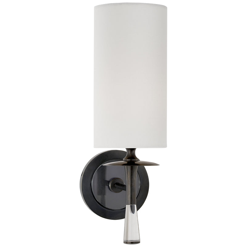 Visual Comfort Signature - ARN 2018BZ/CG-L - One Light Wall Sconce - Drunmore - Bronze with Crystal