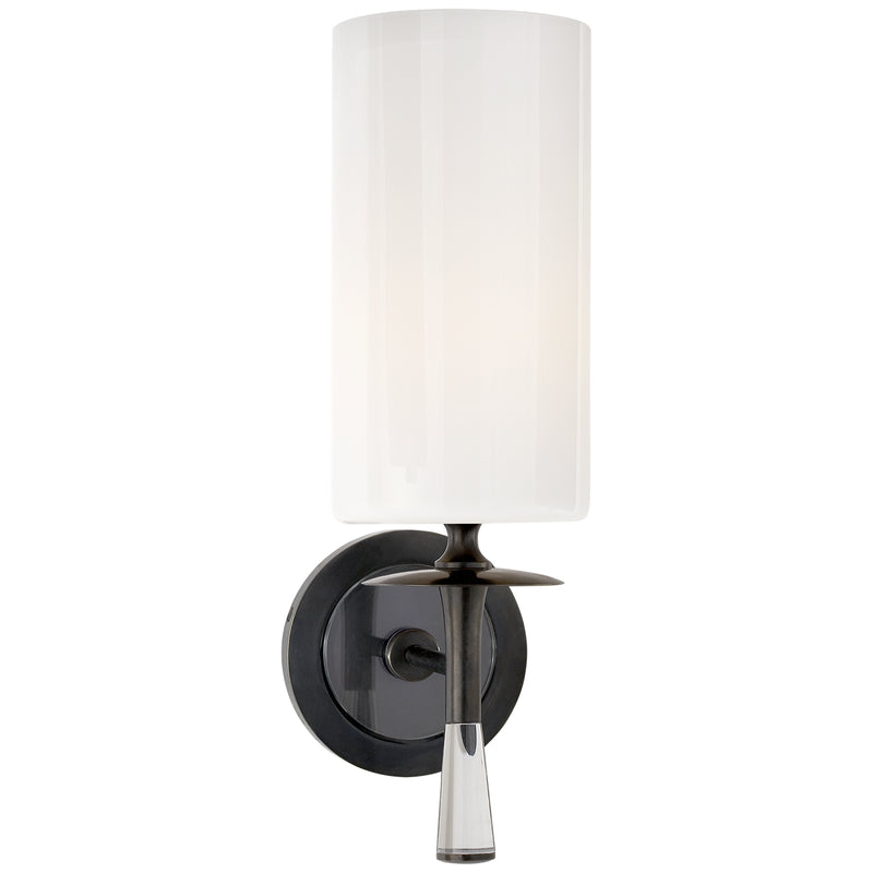 Visual Comfort Signature - ARN 2018BZ/CG-WG - One Light Wall Sconce - Drunmore - Bronze with Crystal