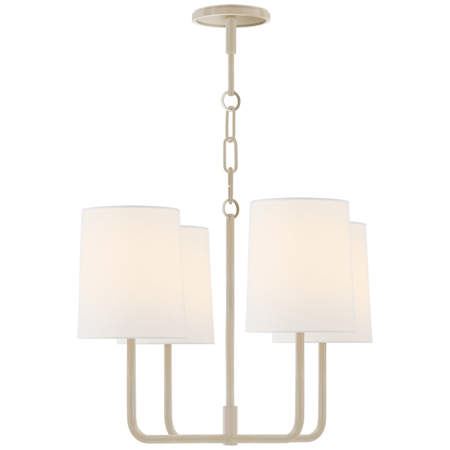 Visual Comfort Signature - BBL 5080CW-S - Four Light Chandelier - Go Lightly - China White