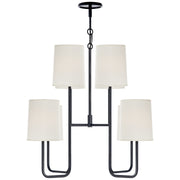 Visual Comfort Signature - BBL 5081C-S - Eight Light Chandelier - Go Lightly - Charcoal