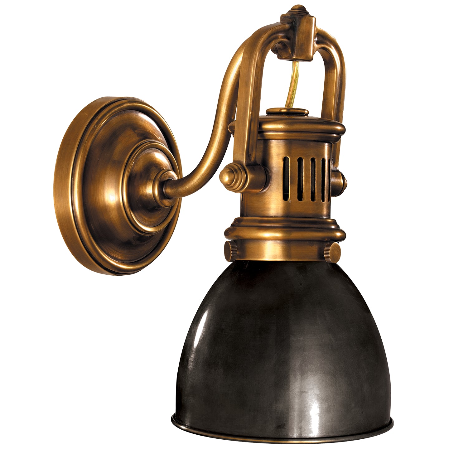 Visual Comfort Signature - SL 2975HAB-BZ - One Light Wall Sconce - Yoke - Hand-Rubbed Antique Brass