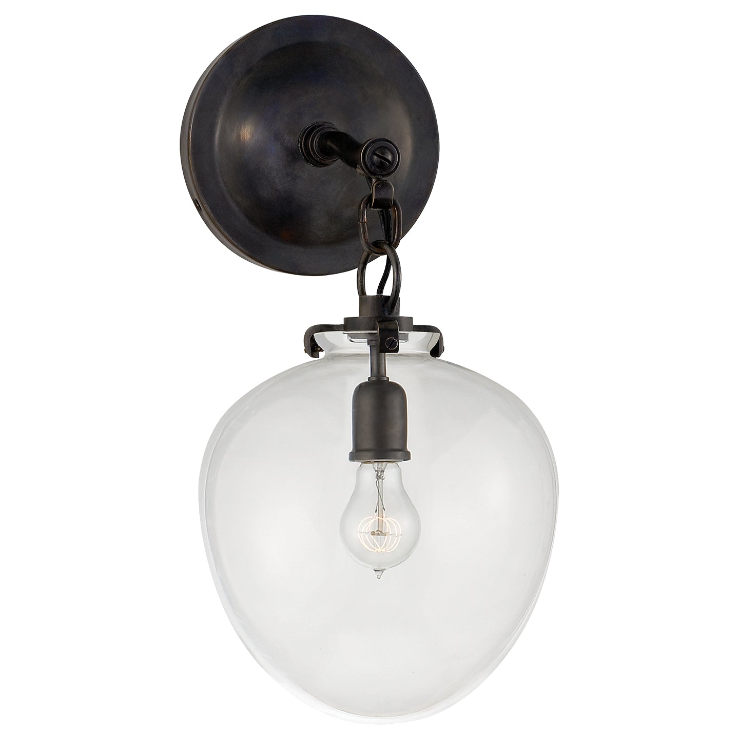 Visual Comfort Signature - TOB 2225BZ/G2-CG - One Light Wall Sconce - Katie Acorn - Bronze