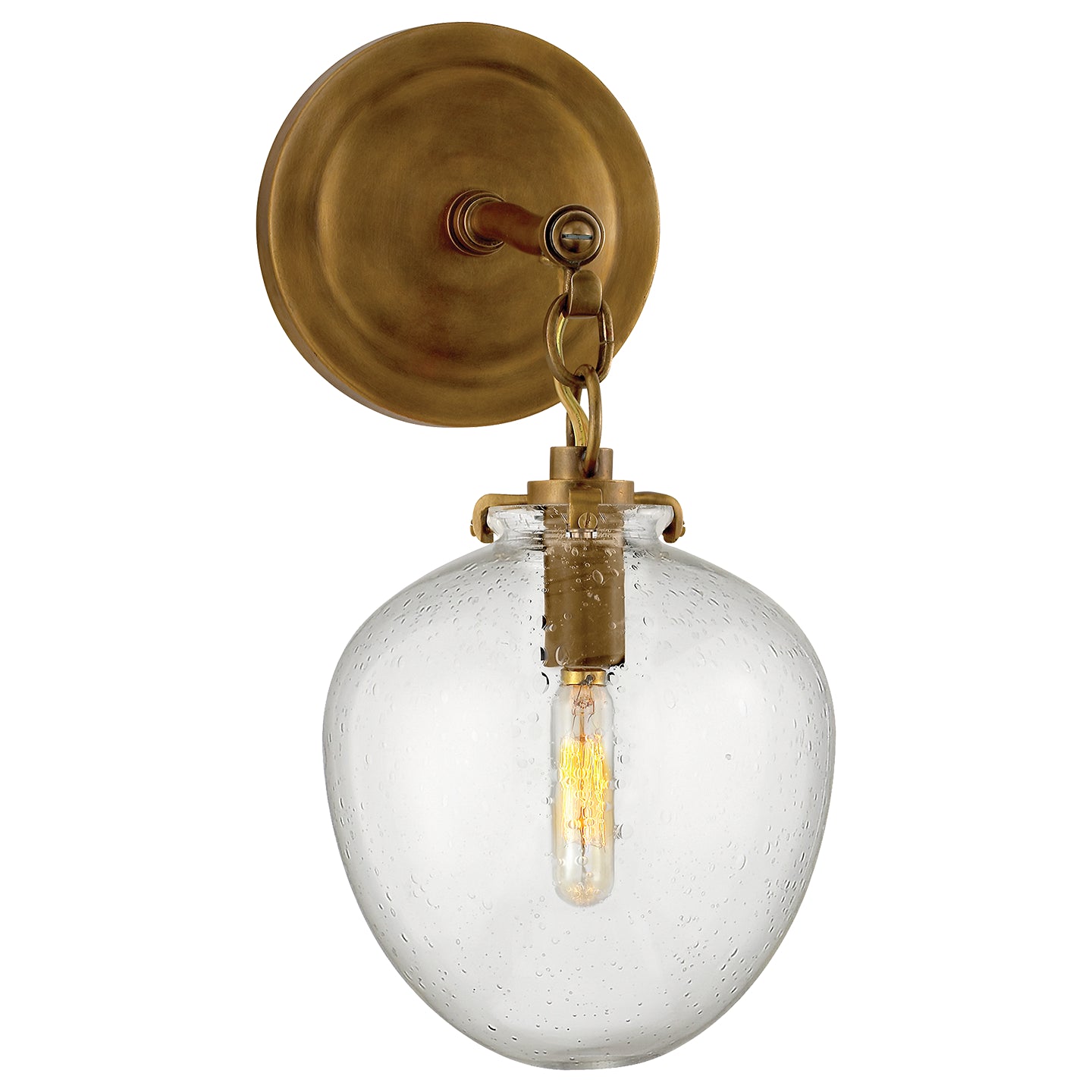 Visual Comfort Signature - TOB 2225HAB/G2-SG - One Light Wall Sconce - Katie Acorn - Hand-Rubbed Antique Brass