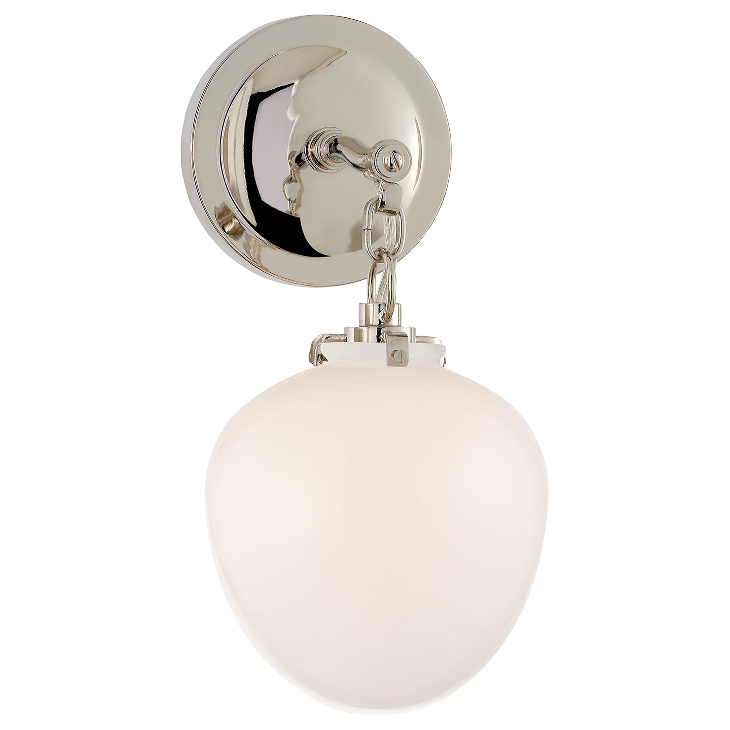 Visual Comfort Signature - TOB 2225PN/G2-WG - One Light Wall Sconce - Katie Acorn - Polished Nickel