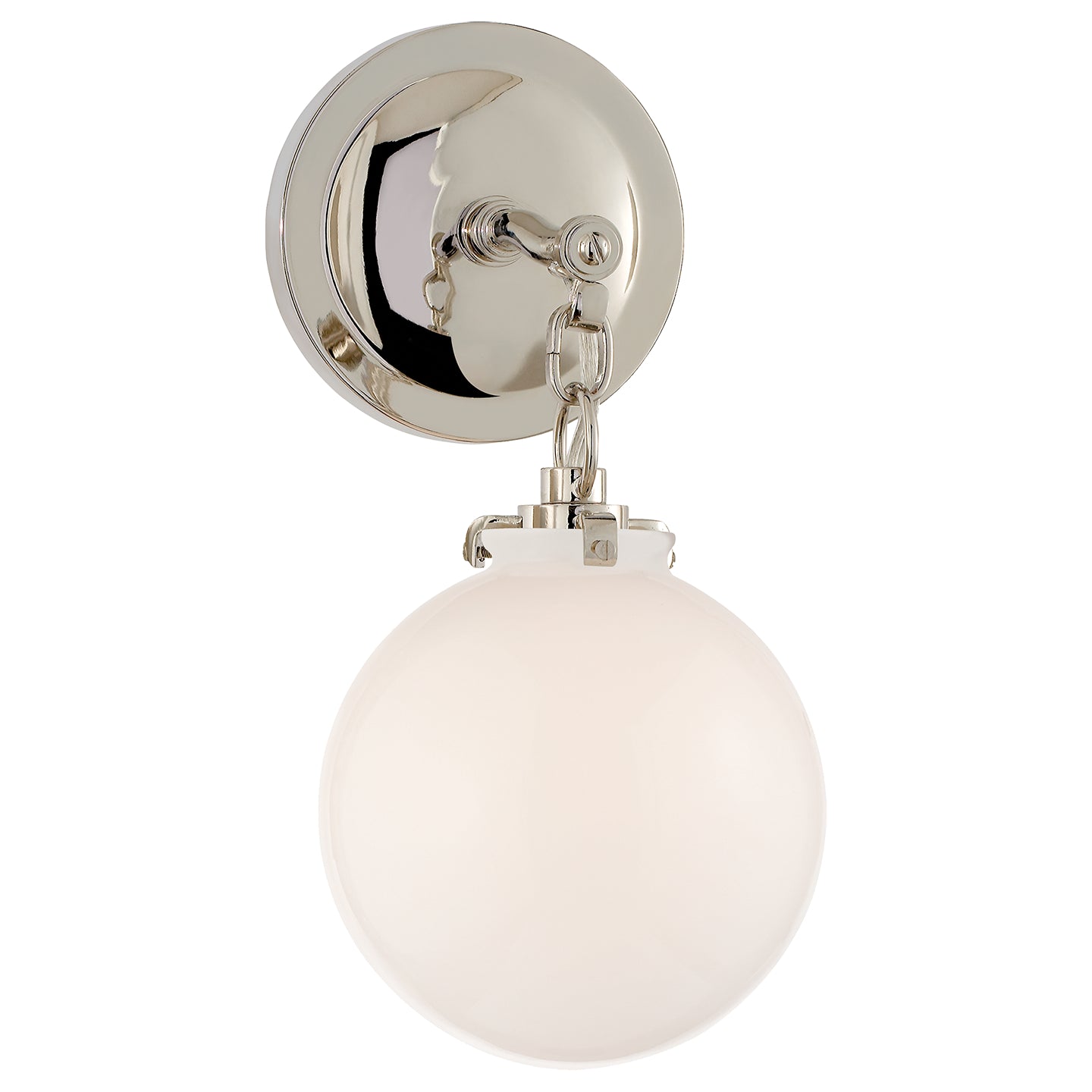 Visual Comfort Signature - TOB 2225PN/G4-WG - One Light Wall Sconce - Katie Globe - Polished Nickel