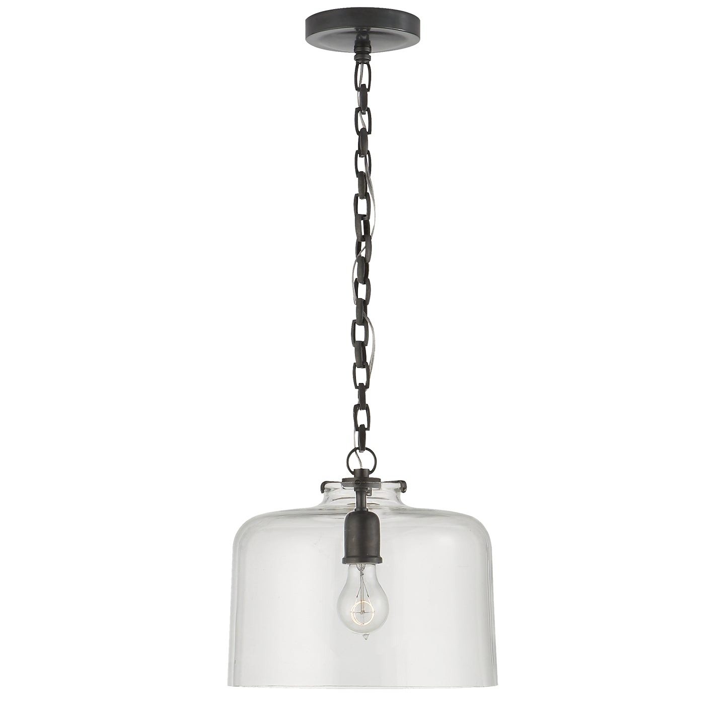 Visual Comfort Signature - TOB 5226BZ/G5-CG - One Light Pendant - Katie Dome - Bronze