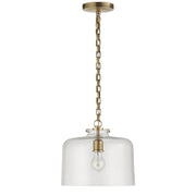 Visual Comfort Signature - TOB 5226HAB/G5-CG - One Light Pendant - Katie Dome - Hand-Rubbed Antique Brass