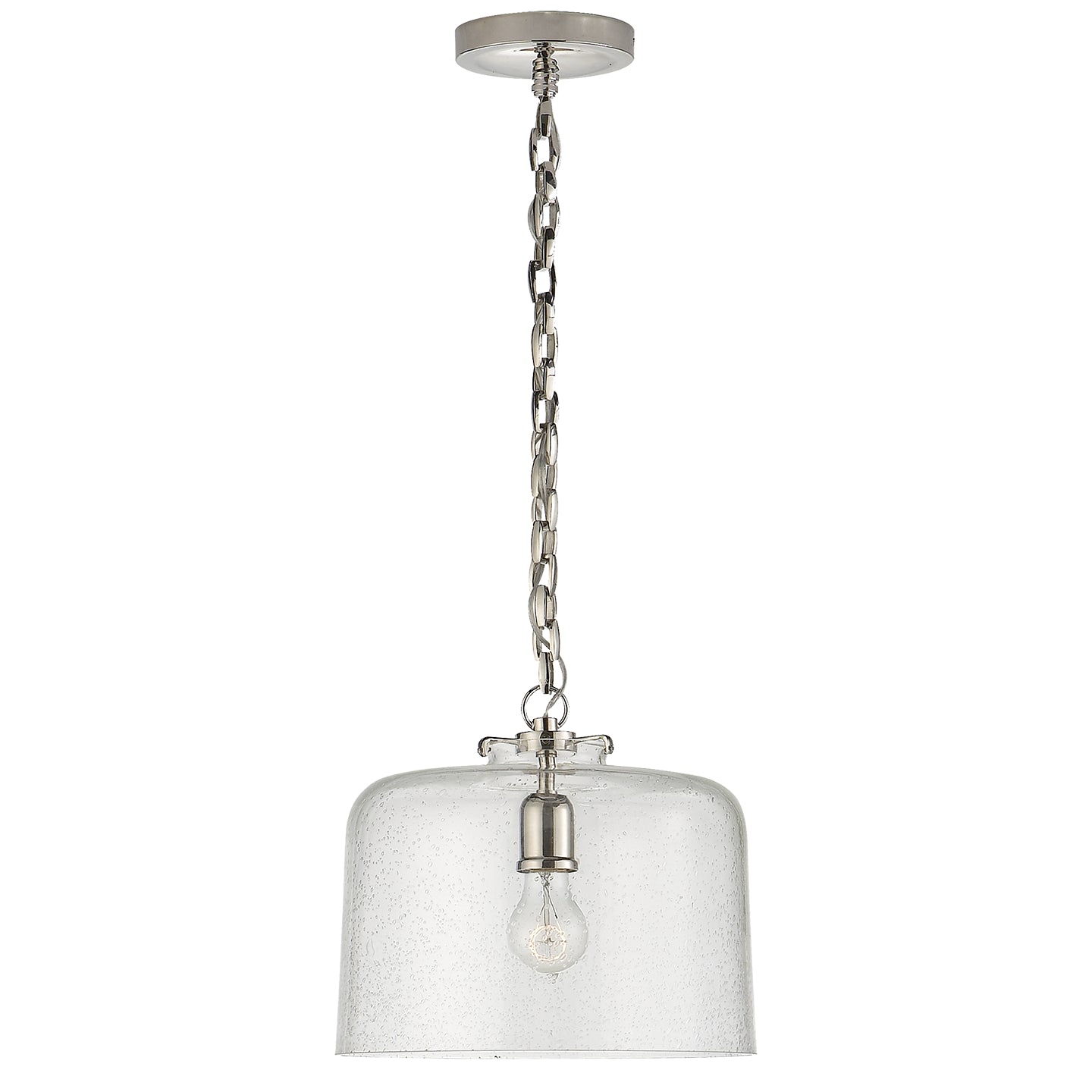 Visual Comfort Signature - TOB 5226PN/G5-SG - One Light Pendant - Katie Dome - Polished Nickel