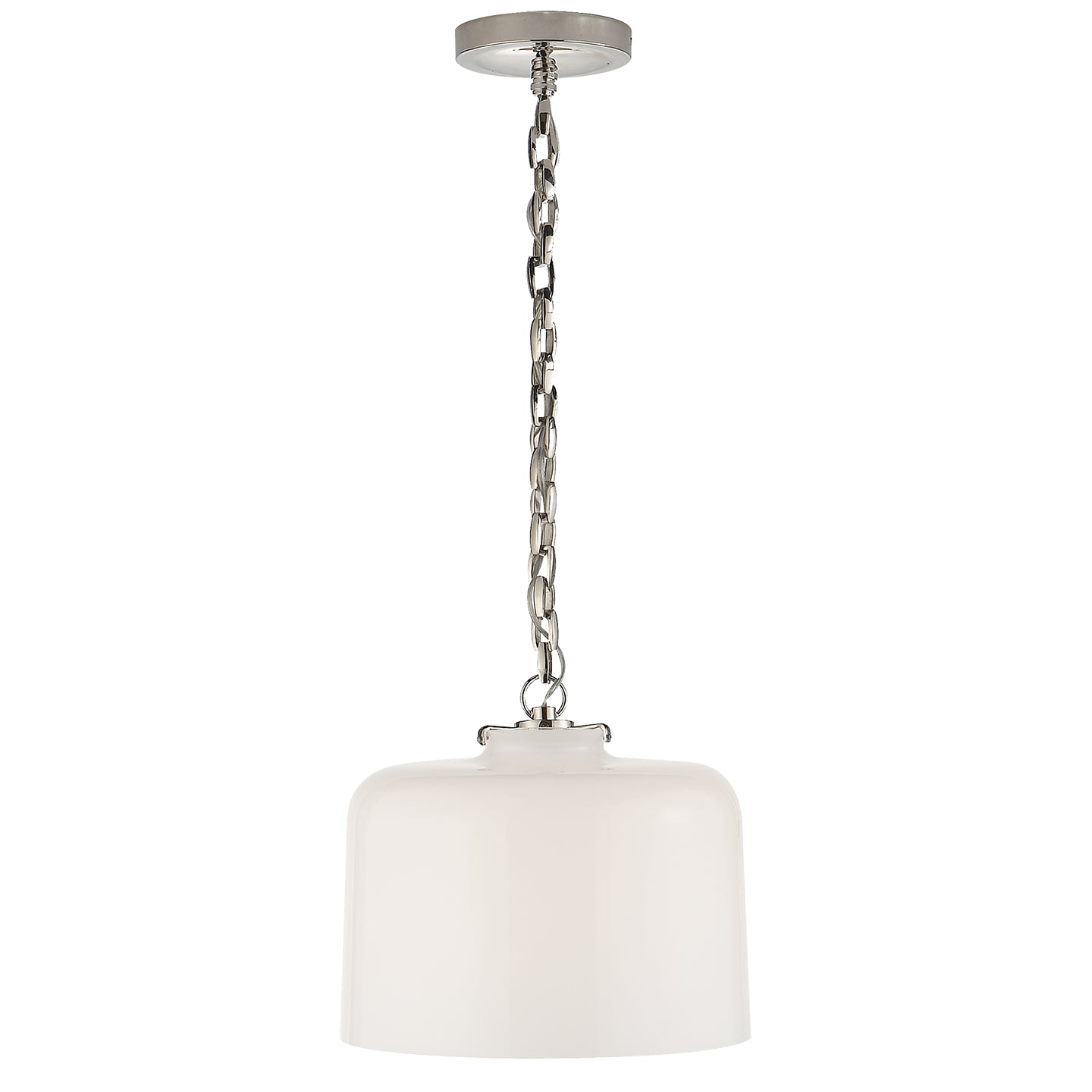 Visual Comfort Signature - TOB 5226PN/G5-WG - One Light Pendant - Katie Dome - Polished Nickel