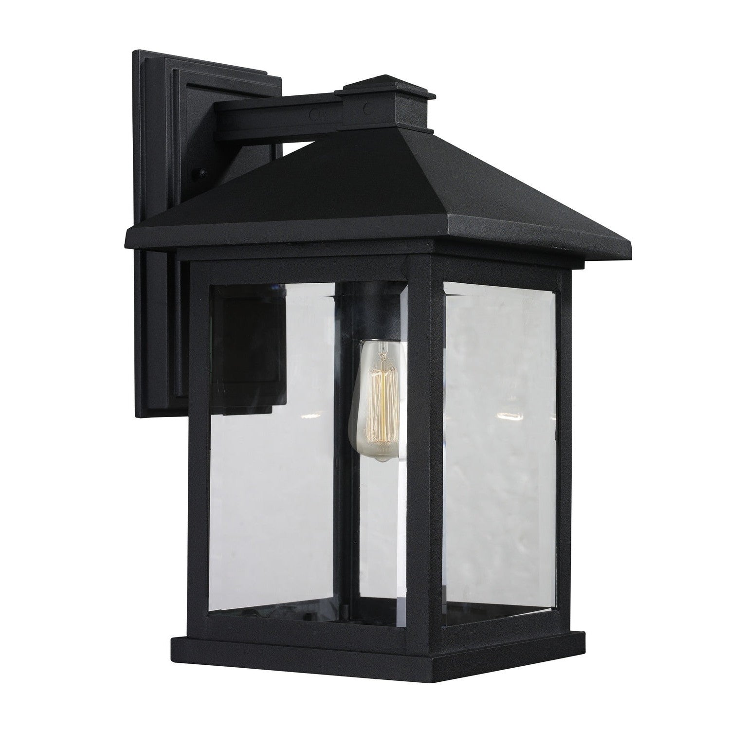 Z-Lite - 531B-BK - One Light Outdoor Wall Light - Portland - Black