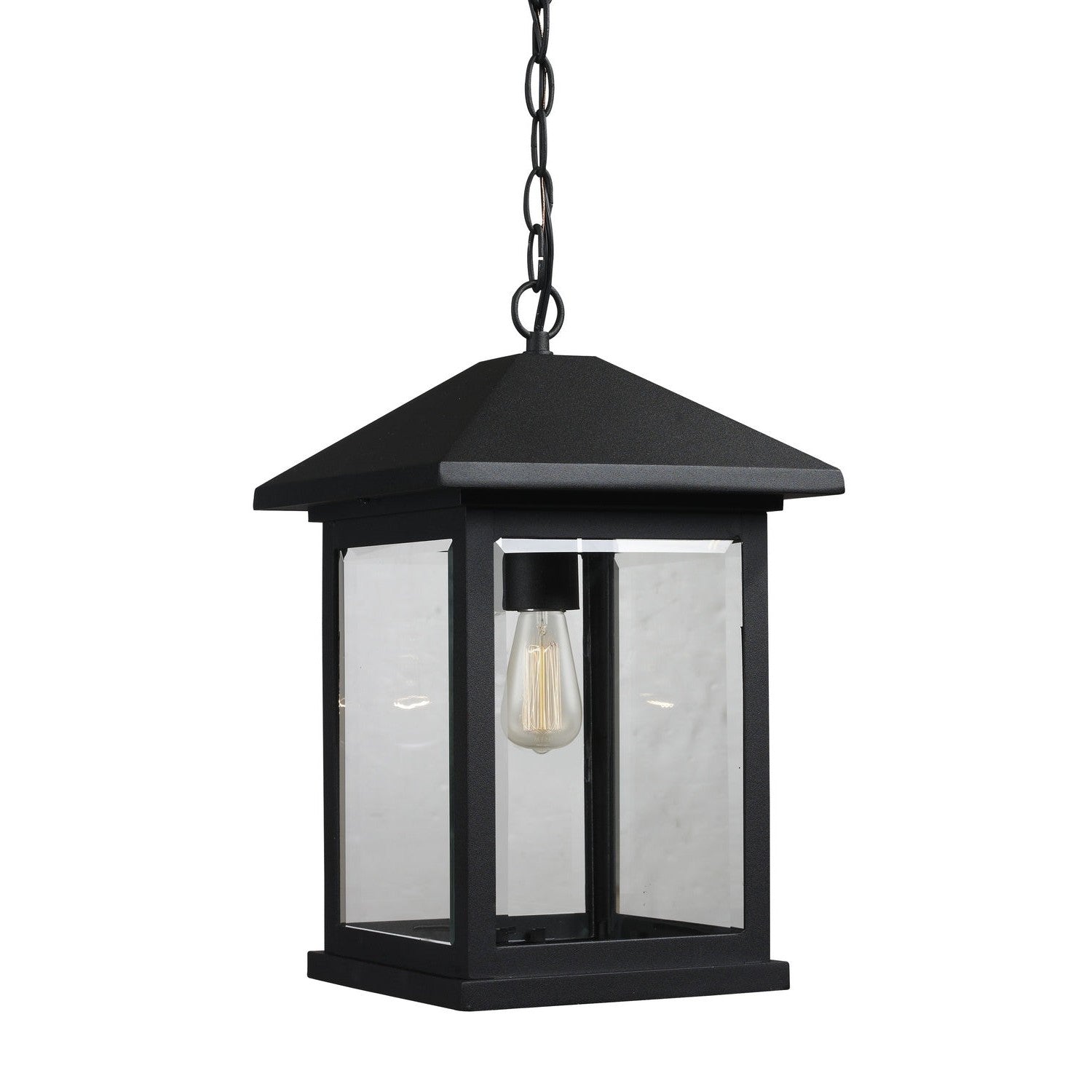 Z-Lite - 531CHB-BK - One Light Outdoor Chain Mount Ceiling Fixture - Portland - Black
