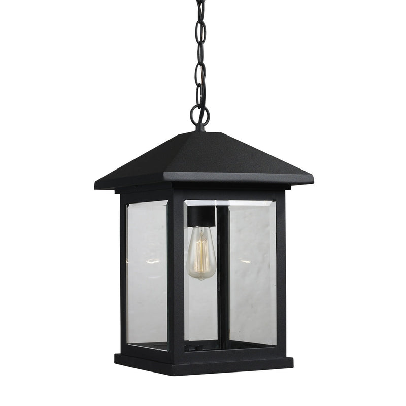 Z-Lite - 531CHB-BK - One Light Outdoor Chain Mount Ceiling Fixture - Portland - Black