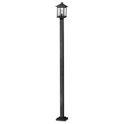 Z-Lite - 531PHBS-536P-BK - One Light Outdoor Post Mounted Fixture - Portland - Black