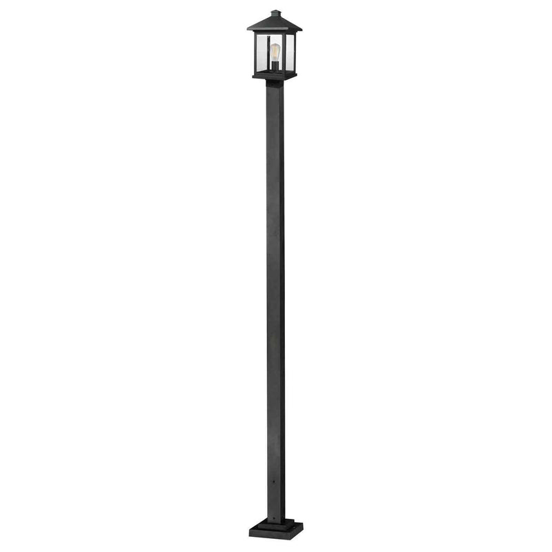 Z-Lite - 531PHBS-536P-BK - One Light Outdoor Post Mounted Fixture - Portland - Black