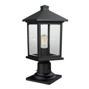 Z-Lite - 531PHMR-533PM-BK - One Light Outdoor Pier Mounted Fixture - Portland - Black