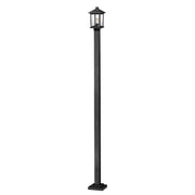 Z-Lite - 531PHMS-536P-BK - One Light Outdoor Post Mounted Fixture - Portland - Black