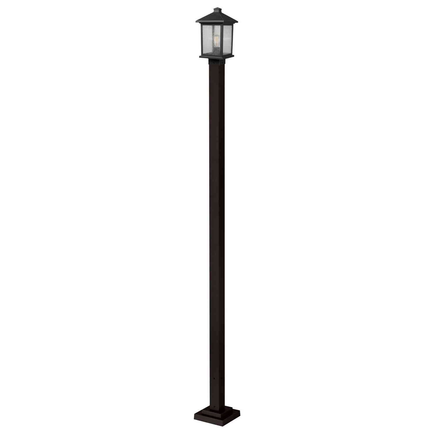 Z-Lite - 531PHMS-536P-ORB - One Light Outdoor Post Mounted Fixture - Portland - Oil Rubbed Bronze