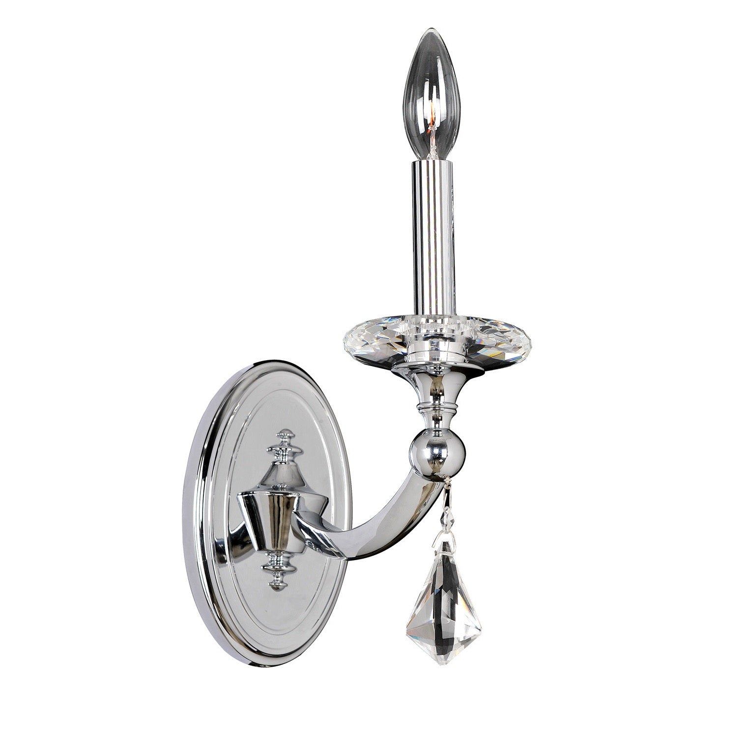 Allegri - 012121-010-FR001 - One Light Wall Bracket - Floridia - Chrome