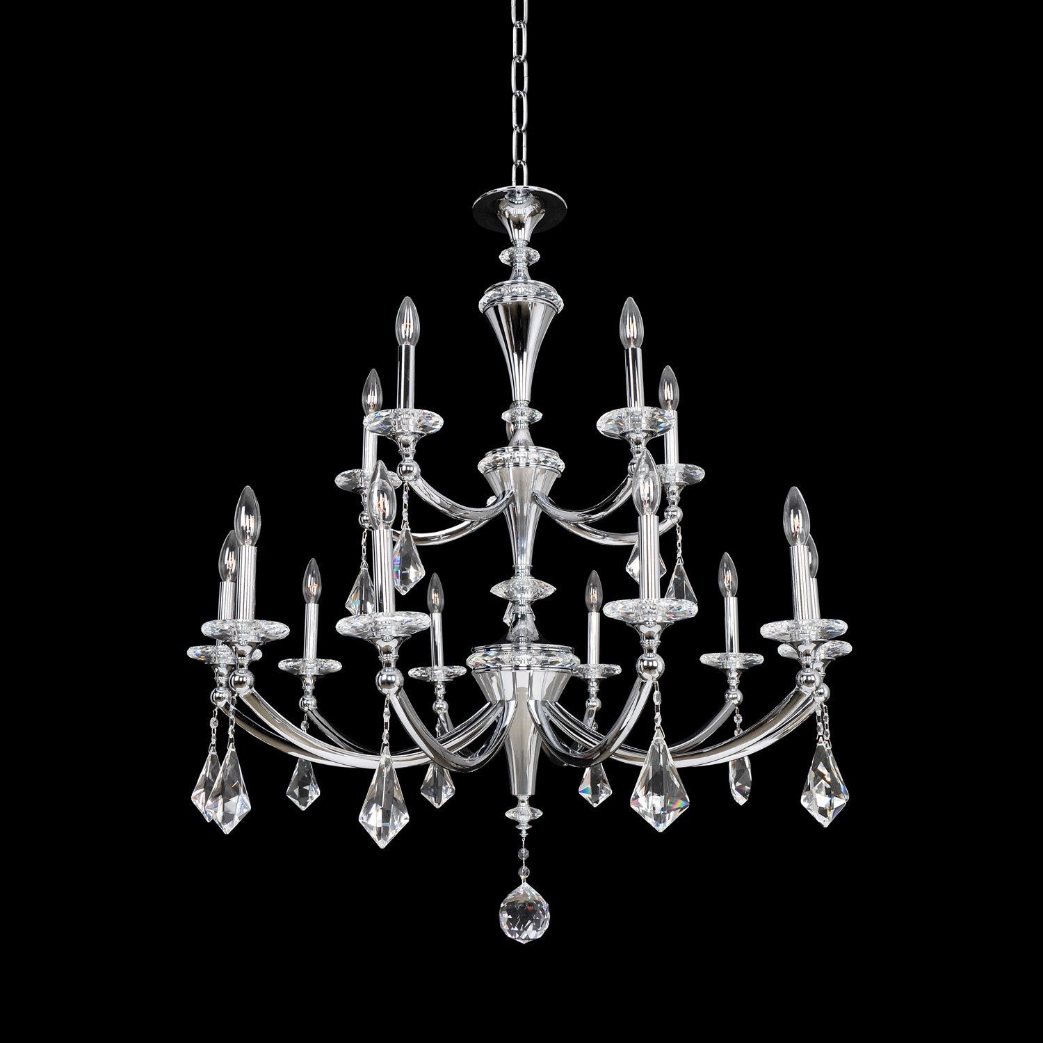 Allegri - 012173-010-FR001 - 15 Light Chandelier - Floridia - Chrome