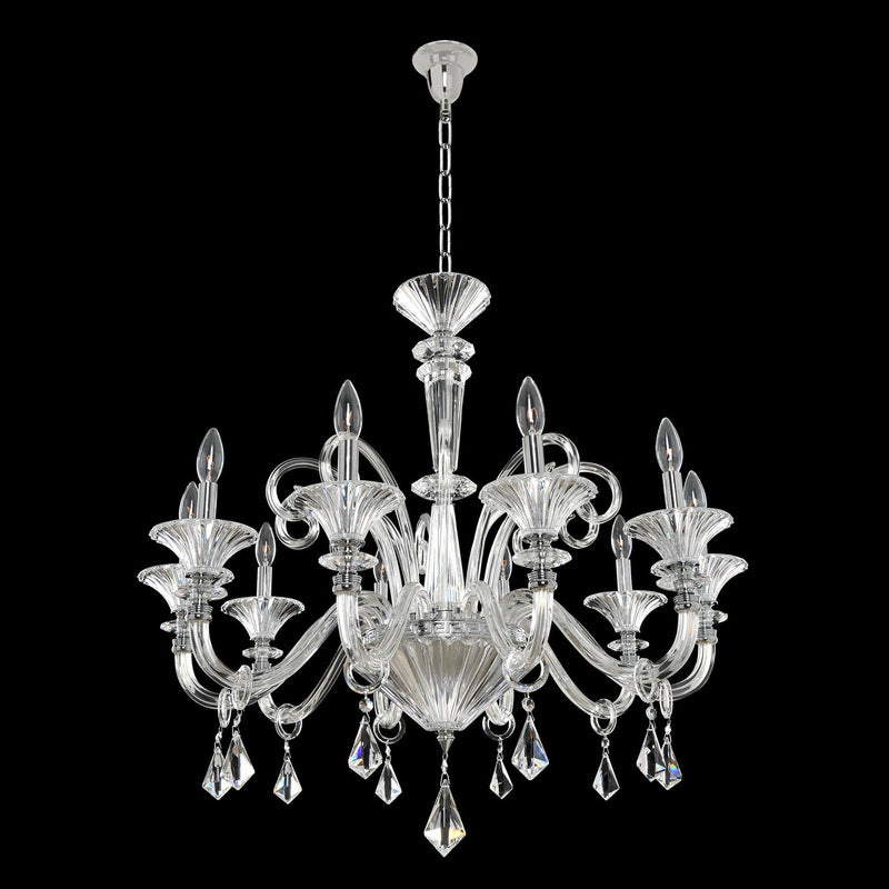 Allegri - 026952-010-FR001 - Ten Light Chandelier - Chauvet - Chrome