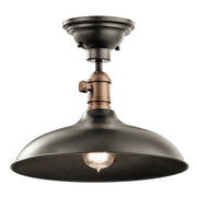 Kichler - 42580OZ - One Light Pendant/Semi Flush - Cobson - Olde Bronze