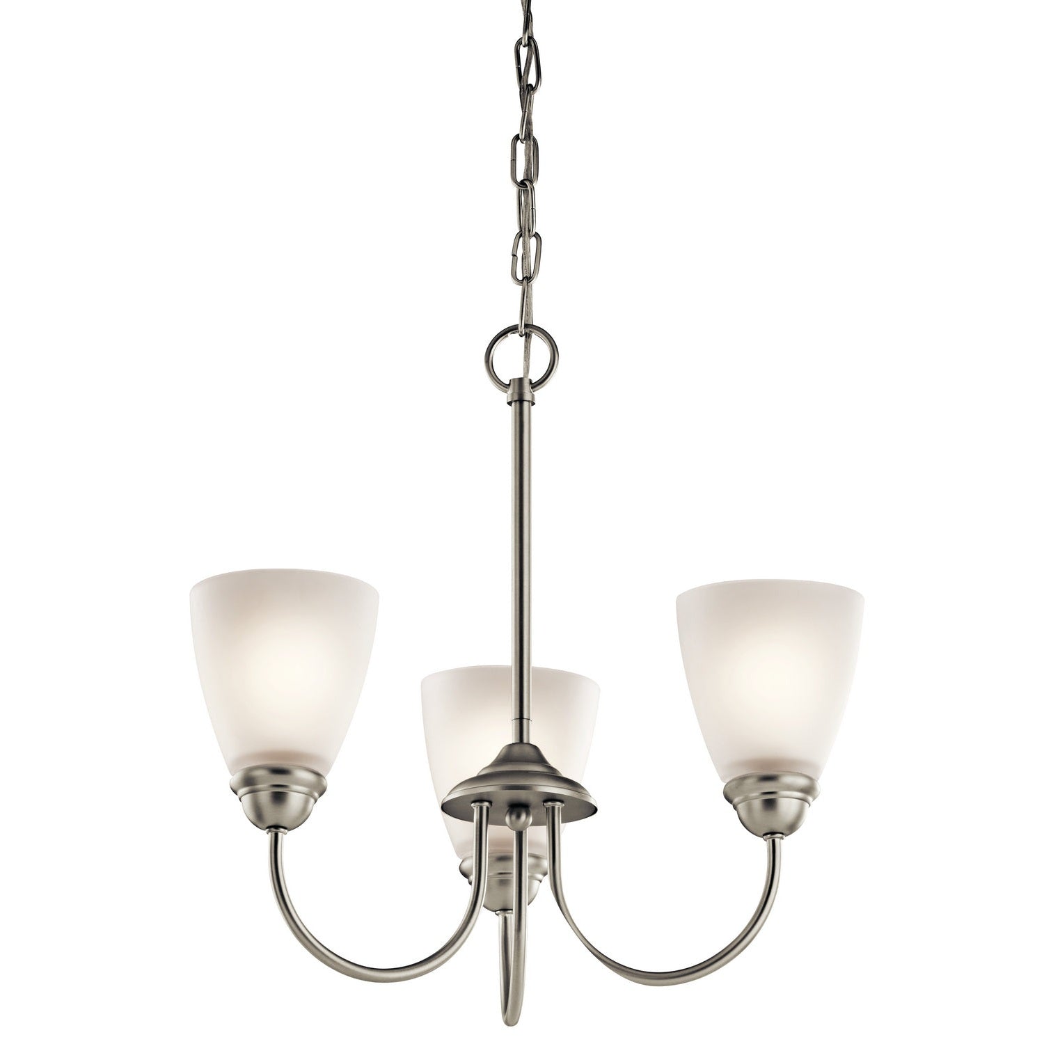 Kichler - 43637NI - Three Light Mini Chandelier - Jolie - Brushed Nickel