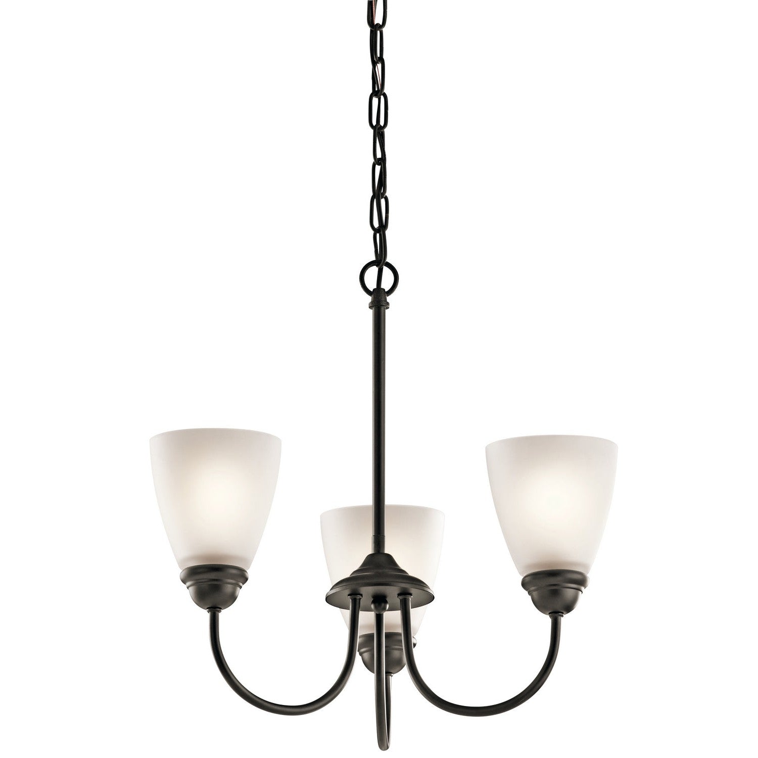 Kichler - 43637OZ - Three Light Mini Chandelier - Jolie - Olde Bronze