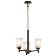 Kichler - 43670OZ - Three Light Mini Chandelier - Shailene - Olde Bronze