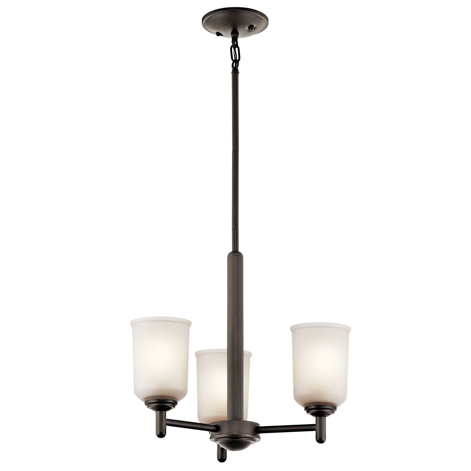 Kichler - 43670OZ - Three Light Mini Chandelier - Shailene - Olde Bronze