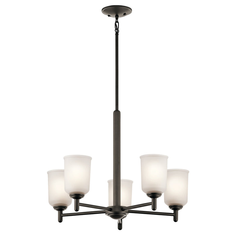 Kichler - 43671OZ - Five Light Chandelier - Shailene - Olde Bronze