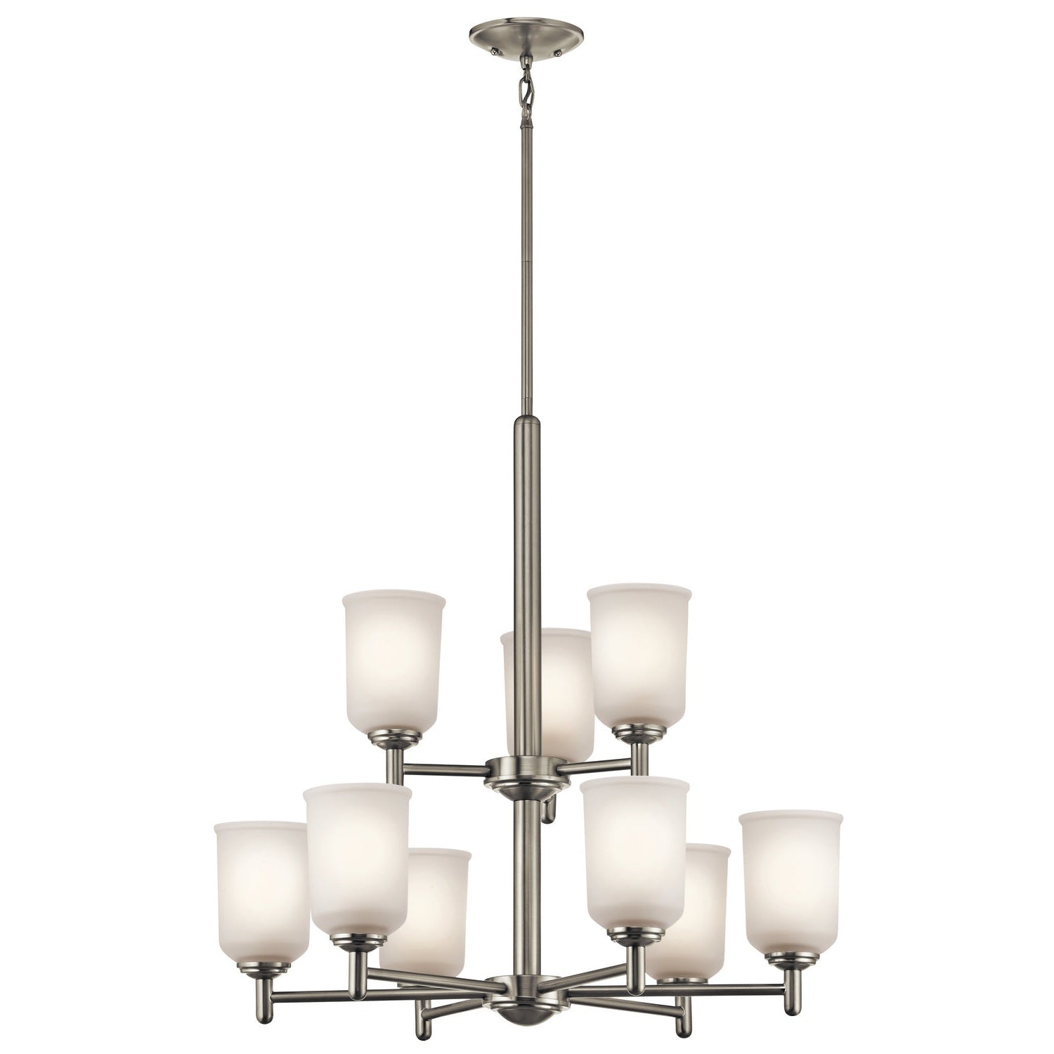 Kichler - 43672NI - Nine Light Chandelier - Shailene - Brushed Nickel