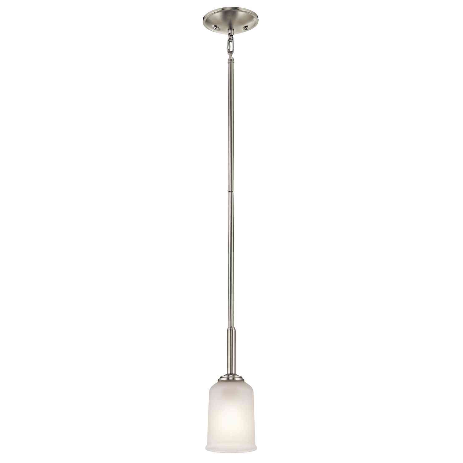 Kichler - 43674NI - One Light Mini Pendant - Shailene - Brushed Nickel