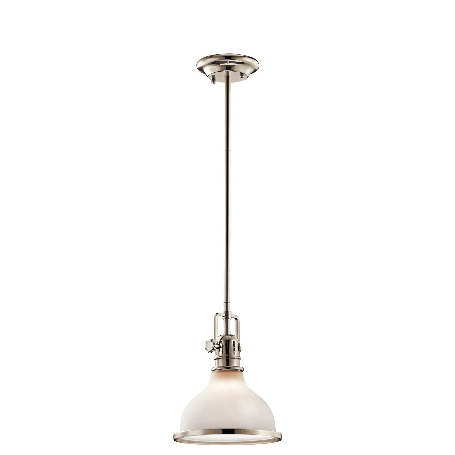 Kichler - 43764PN - One Light Mini Pendant - Hatteras Bay - Polished Nickel