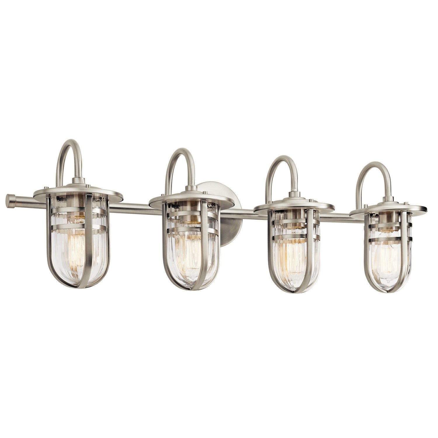 Kichler - 45134NI - Four Light Bath - Caparros - Brushed Nickel
