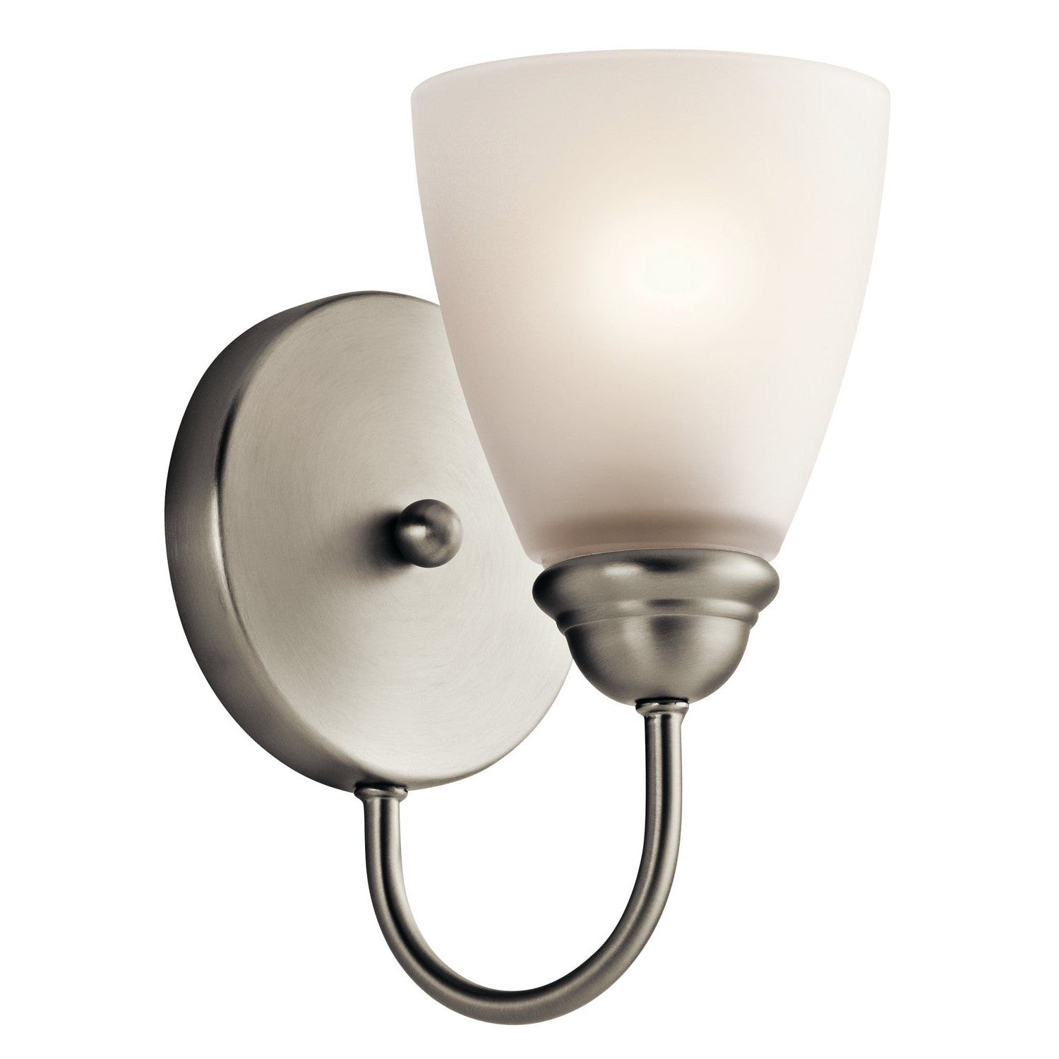 Kichler - 45637NI - One Light Wall Sconce - Jolie - Brushed Nickel