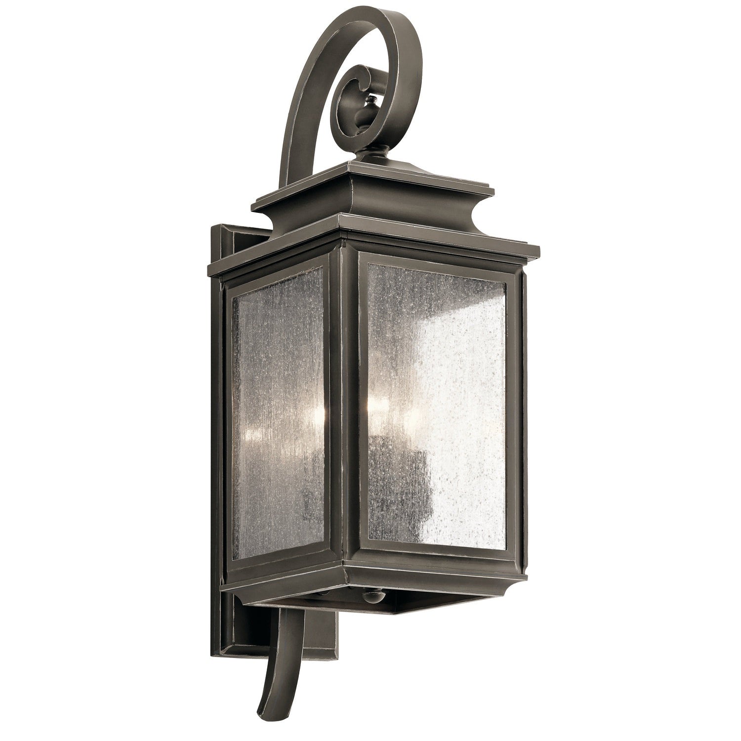 Kichler - 49502OZ - Three Light Outdoor Wall Mount - Wiscombe Park - Olde Bronze