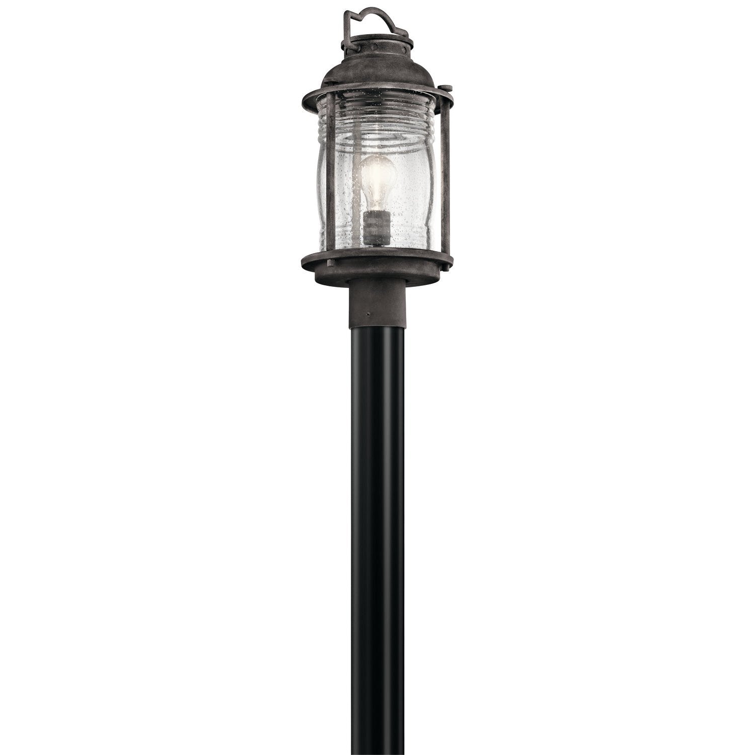 Kichler - 49573WZC - One Light Outdoor Post Mount - Ashland Bay - Weathered Zinc