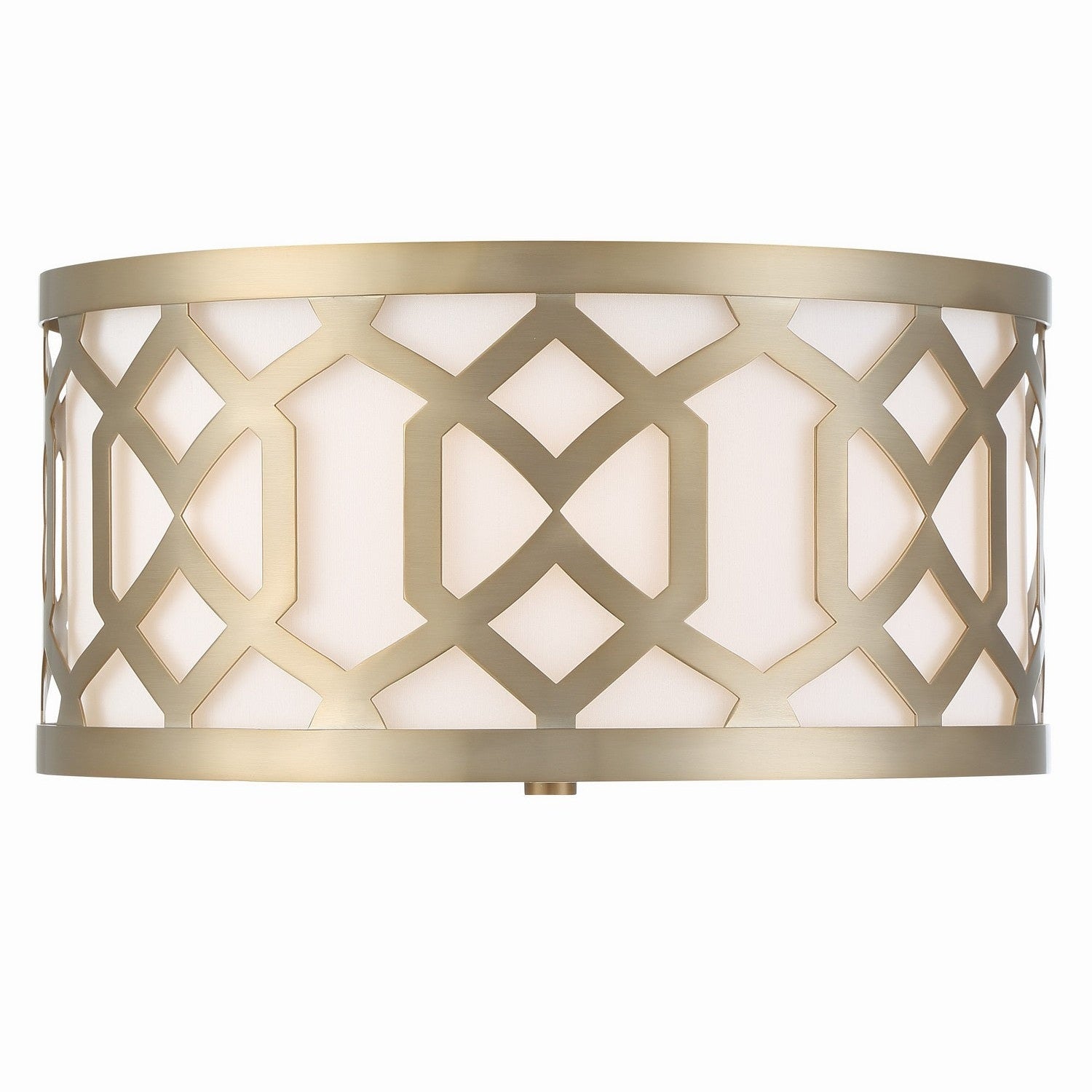 Crystorama - 2263-AG - Three Light Flush Mount - Jennings - Aged Brass