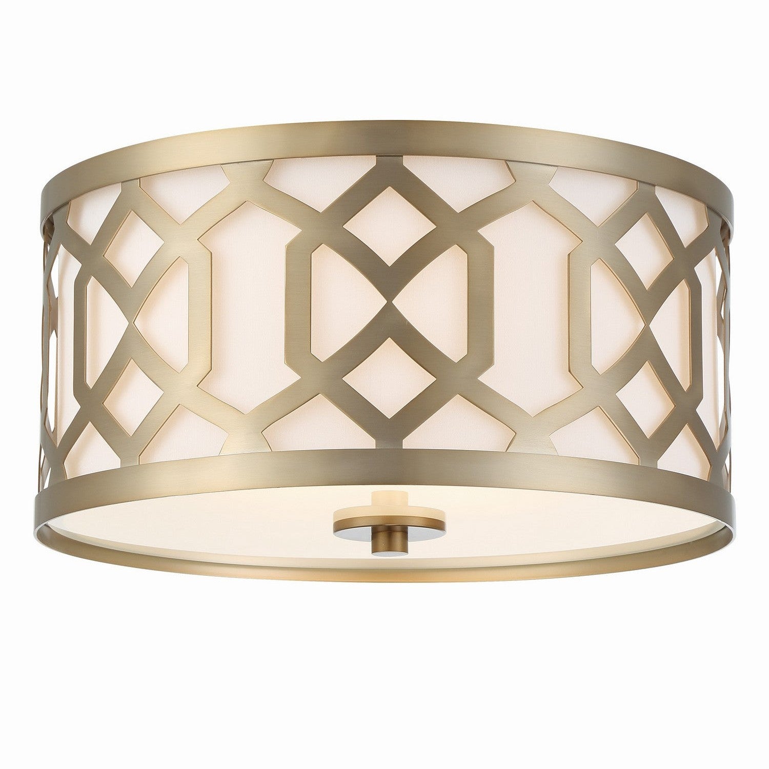 Crystorama - 2263-AG - Three Light Flush Mount - Jennings - Aged Brass