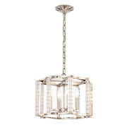 Crystorama - 8854-PN - Four Light Chandelier - Carson - Polished Nickel
