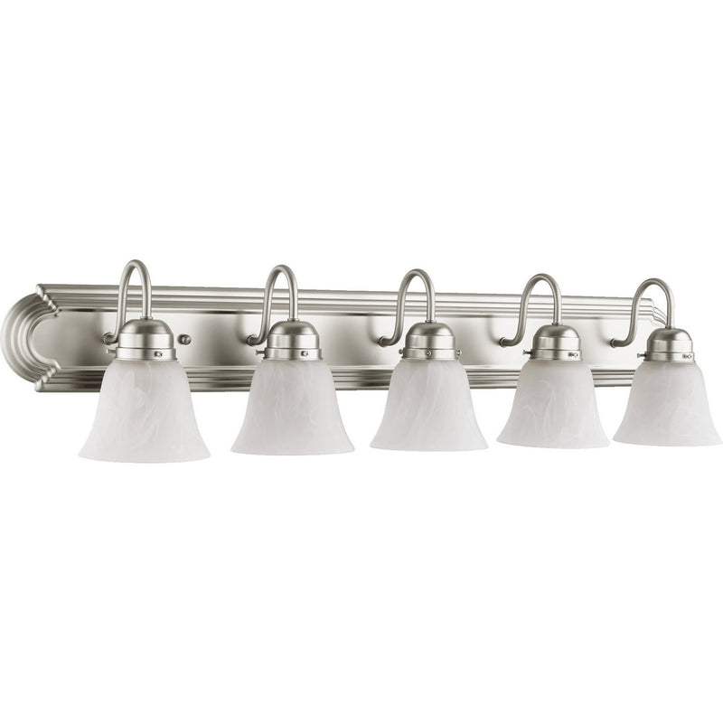 Quorum - 5094-5-165 - Five Light Vanity - 5094 Vanities - Satin Nickel