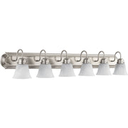 Quorum - 5094-6-165 - Six Light Vanity - 5094 Vanities - Satin Nickel