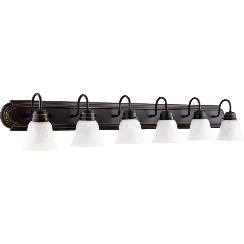 Quorum - 5094-6-195 - Six Light Vanity - 5094 Vanities - Old World