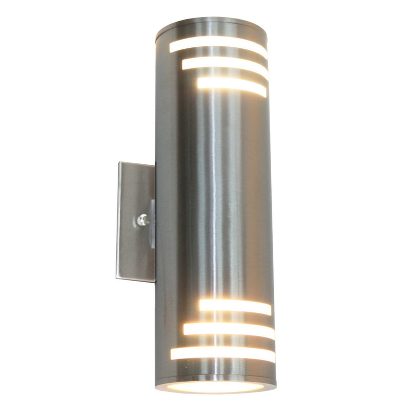 Artcraft - AC8005SS - Two Light Outdoor Wall Mount - Nuevo - Stainless Steel