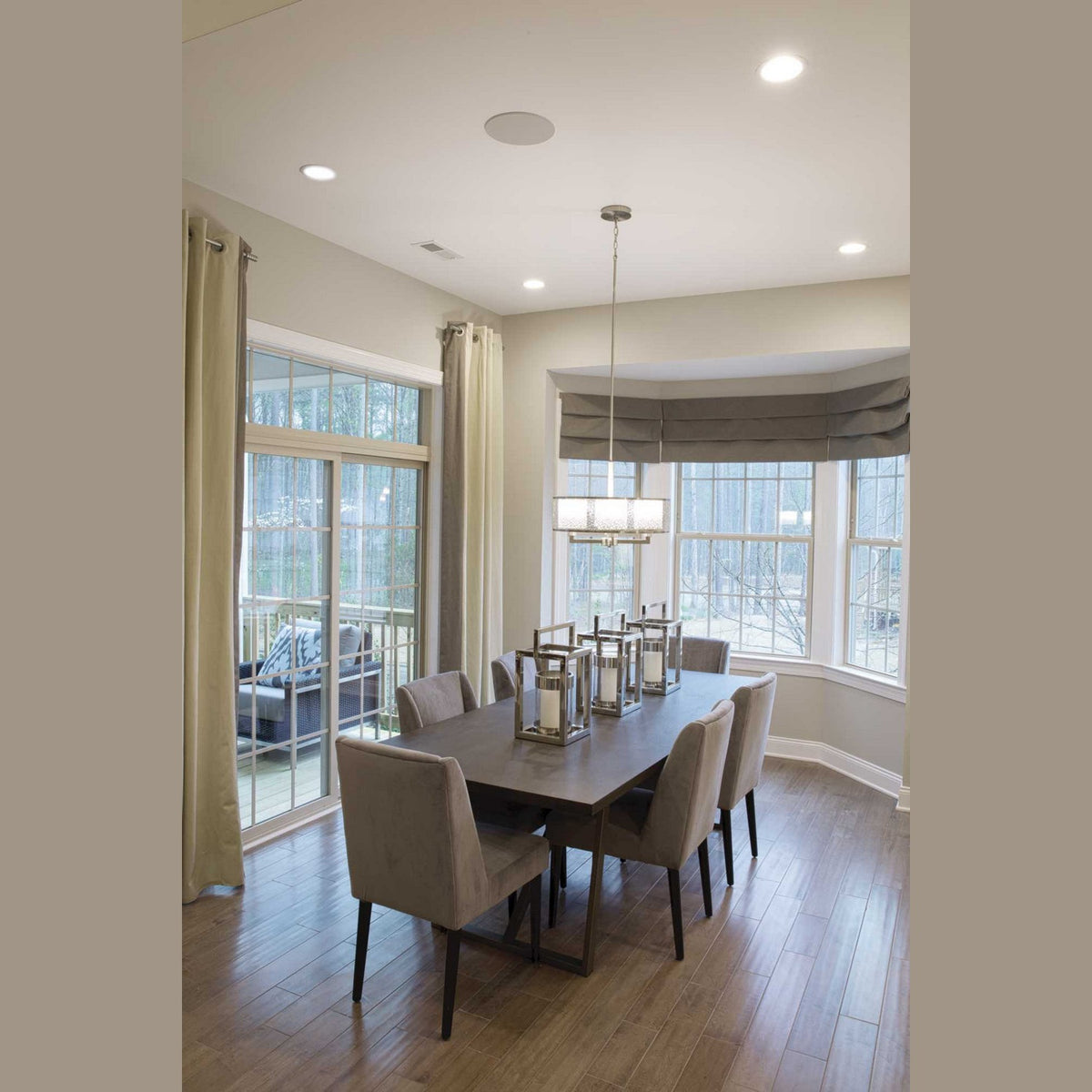 Progress Lighting - P5156-09 - Four Light Pendant - Mingle - Brushed Nickel