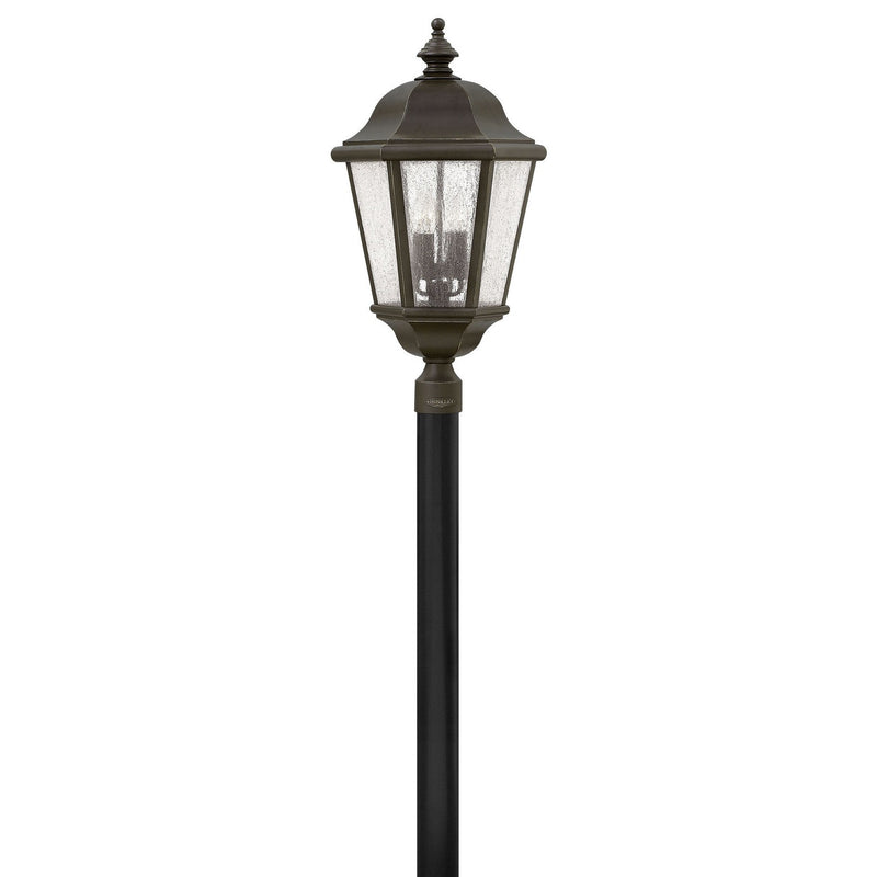 Hinkley - 1677OZ - LED Post Top or Pier Mount Lantern - Edgewater - Oil Rubbed Bronze